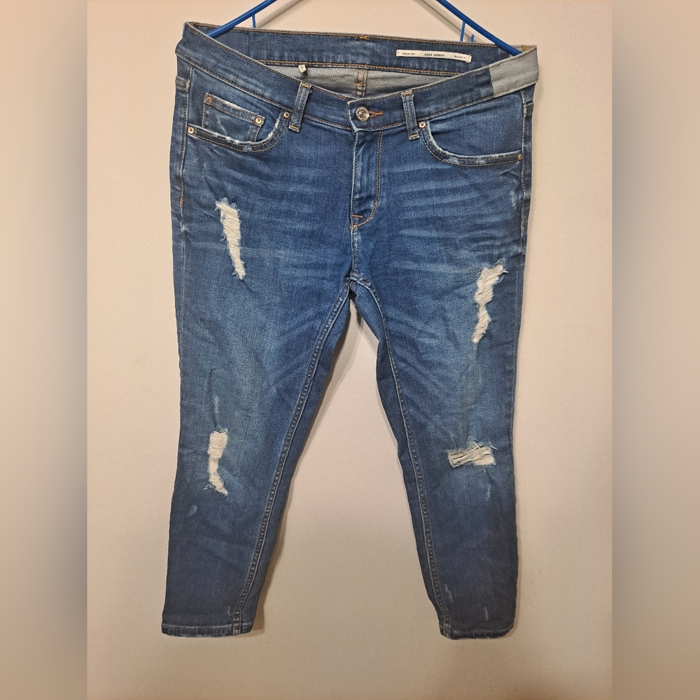 Zara woman medium rise relax fit mk